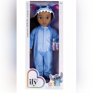 New In Box Disney ILY 4ever Stitch Inspired 18 inch Doll African American AA